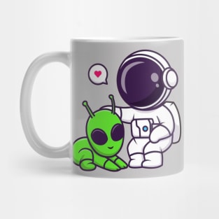 Astronaut and alien Mug